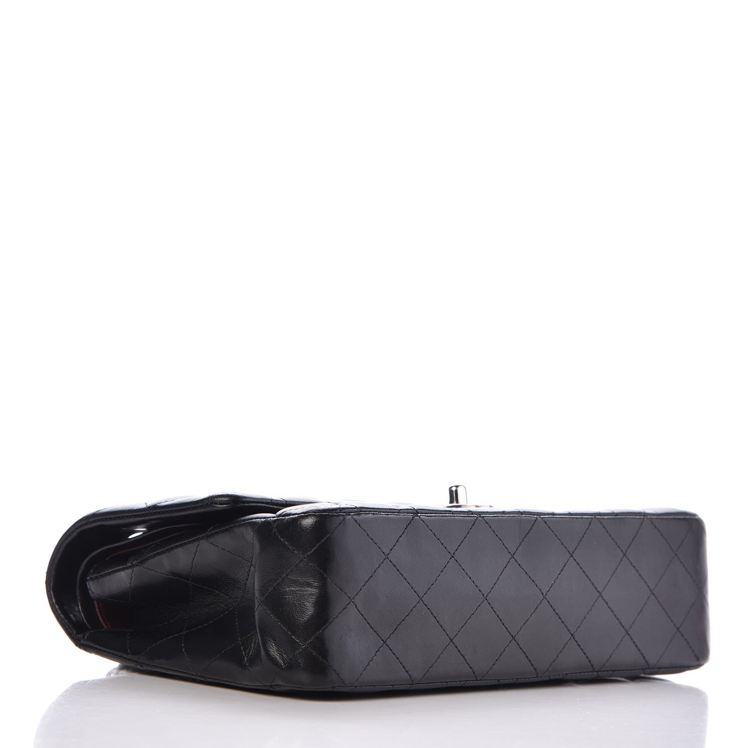 Chanel Lambskin Quilted Medium Double Flap Black 5 of 8