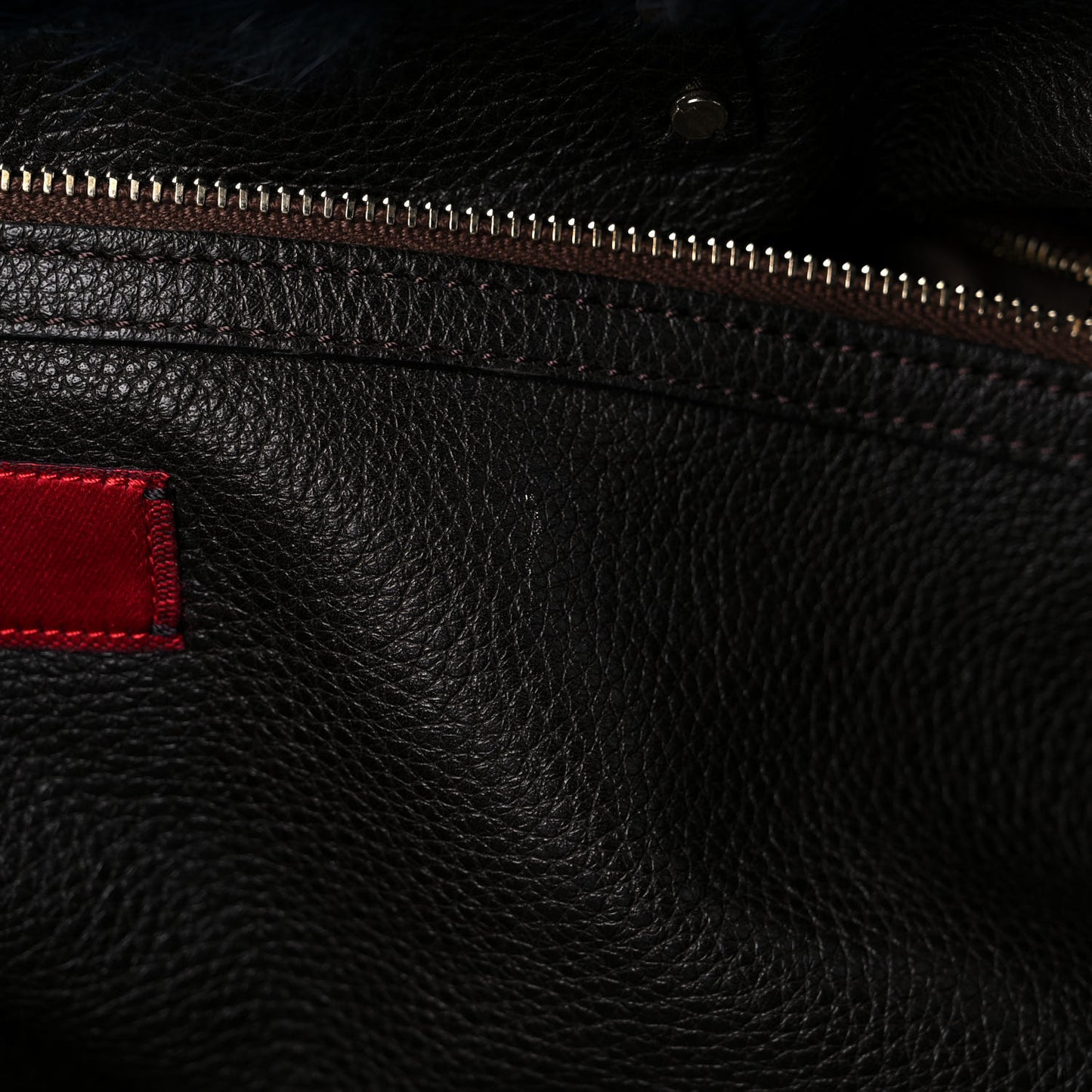 Mink Fur Rockstud Large Tote Multicolor