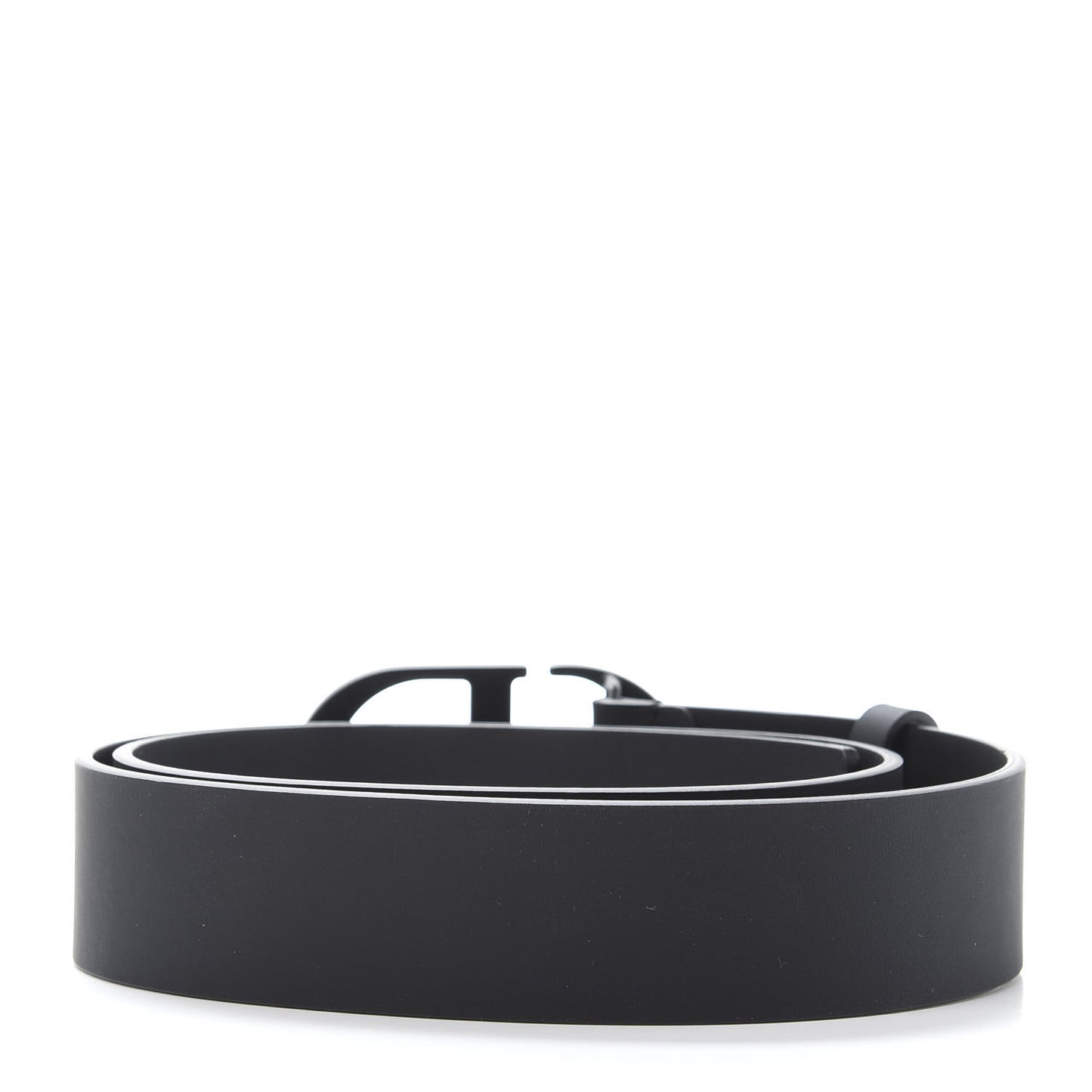 Ultra Matte Calfskin 35mm Montaigne Belt 80 Black