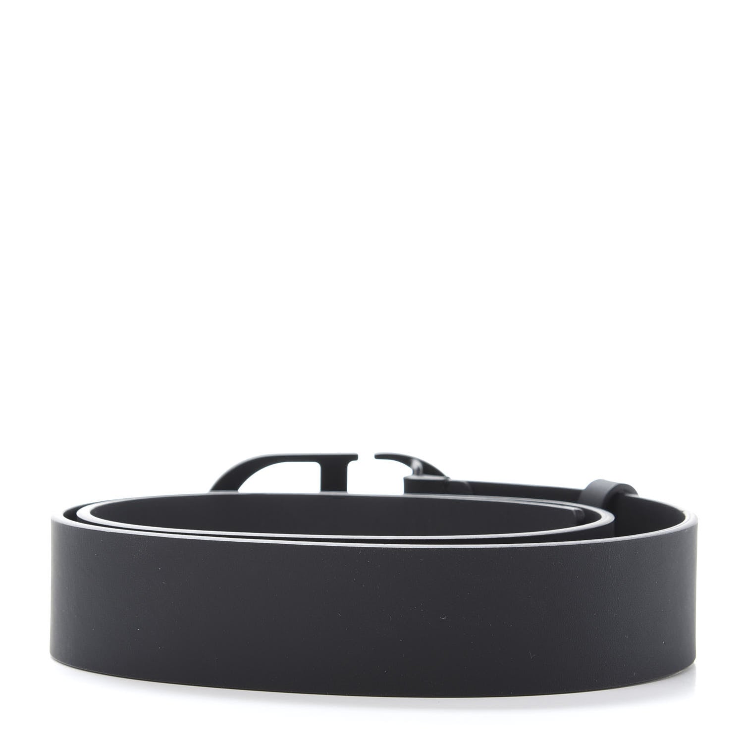Christian Dior Ultra Matte Calfskin 35mm Montaigne Belt 80 Black 2 of 8