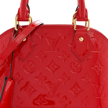 Louis Vuitton Vernis Alma BB Cherry 8 of 12