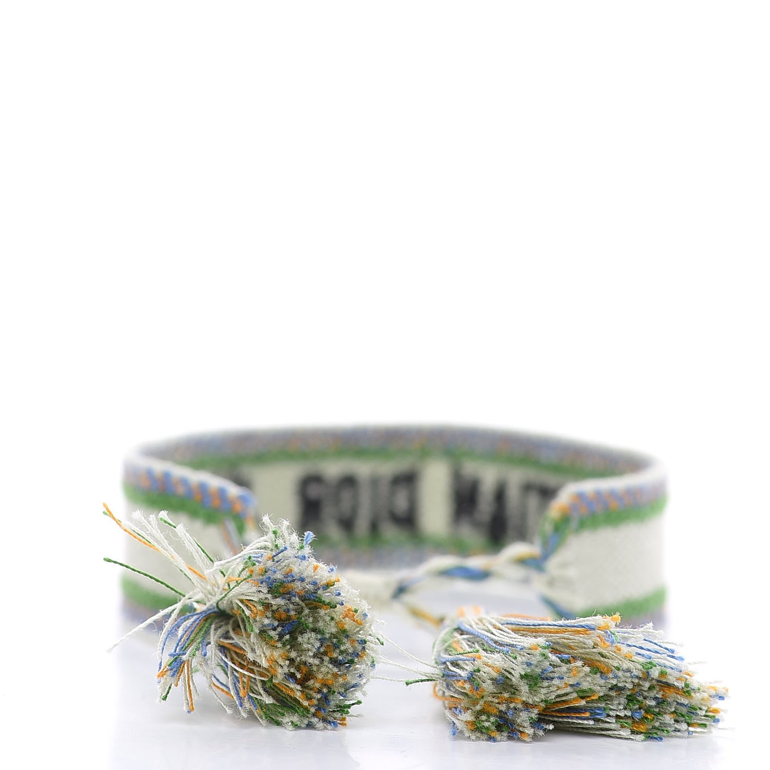 Christian Dior Woven Cotton J'Adior Friendship Bracelet 3 of 3
