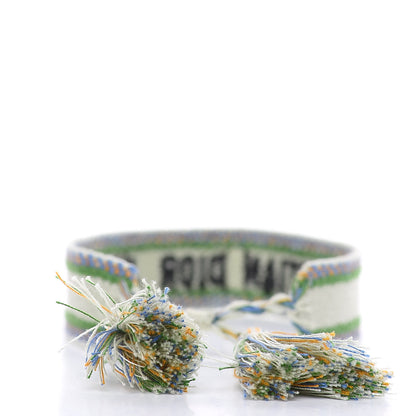Christian Dior Woven Cotton J'Adior Friendship Bracelet 3 of 3