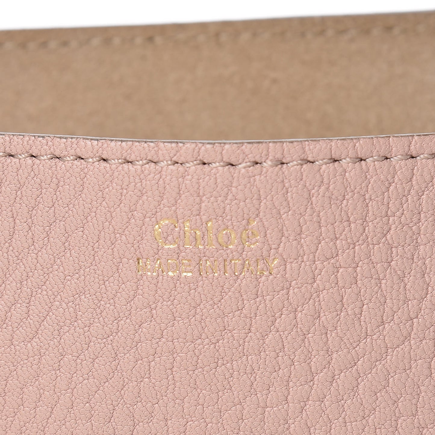 Grained Lambskin Mini Drew Shoulder Bag Cement Pink