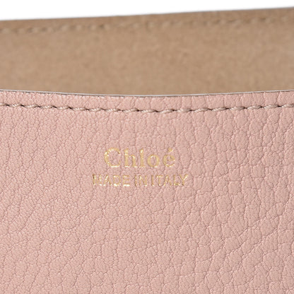 Chloe Grained Lambskin Mini Drew Shoulder Bag Cement Pink 6 of 9