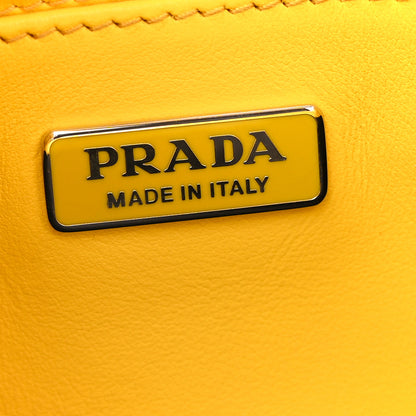 Prada Spazzolato Cleo Shoulder Bag Sole Black 5 of 10