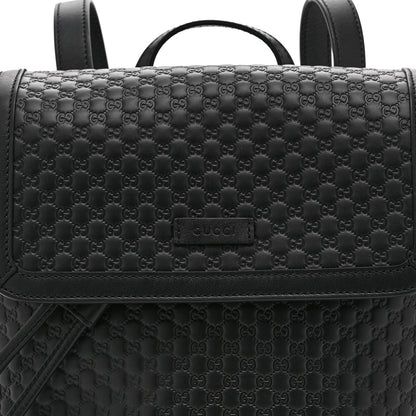 Gucci Microguccissima Drawstring Backpack Black 9 of 11