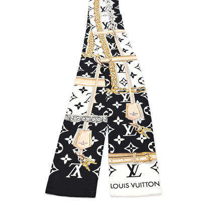 Louis Vuitton Silk Monogram Confidential Bandeau Black 2 of 3