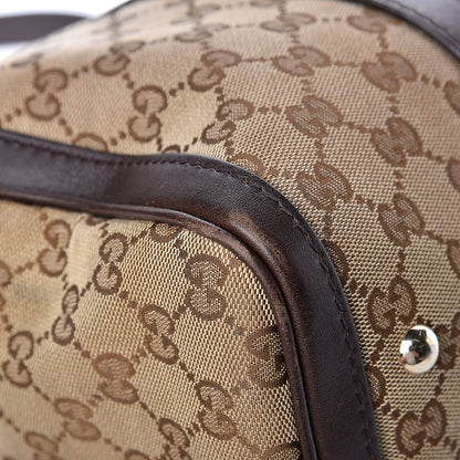 Gucci Monogram Medium Joy Boston Dark Brown 12 of 17