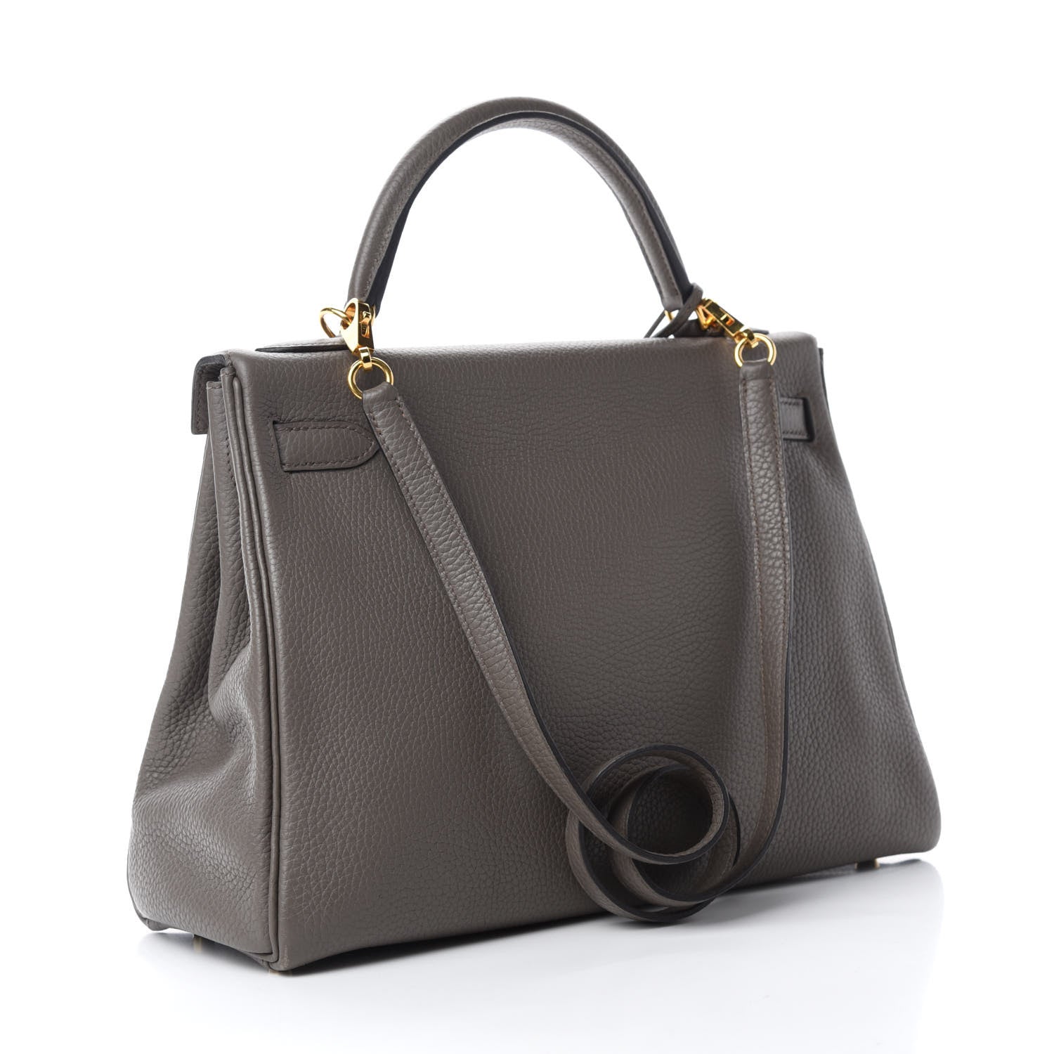 Hermes Togo Kelly Retourne 32 Etain 3 of 14