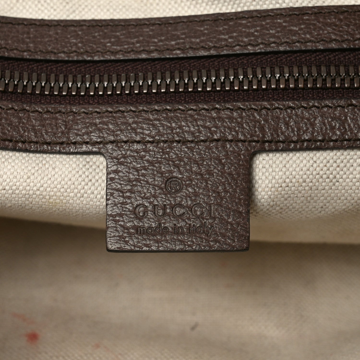 Gucci GG Supreme Monogram Web Small Ophidia Half Moon Hobo Brown 6 of 11