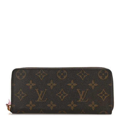 Louis Vuitton Monogram Clemence Wallet Fuchsia 1 of 7