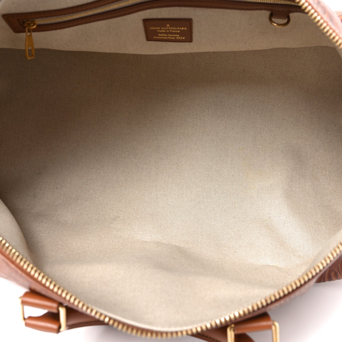 Supple Calfskin Embossed Virginia Cowboy Bandouliere 50 Brown
