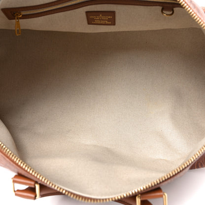 Louis Vuitton Supple Calfskin Embossed Virginia Cowboy Bandouliere 50 Brown 4 of 8