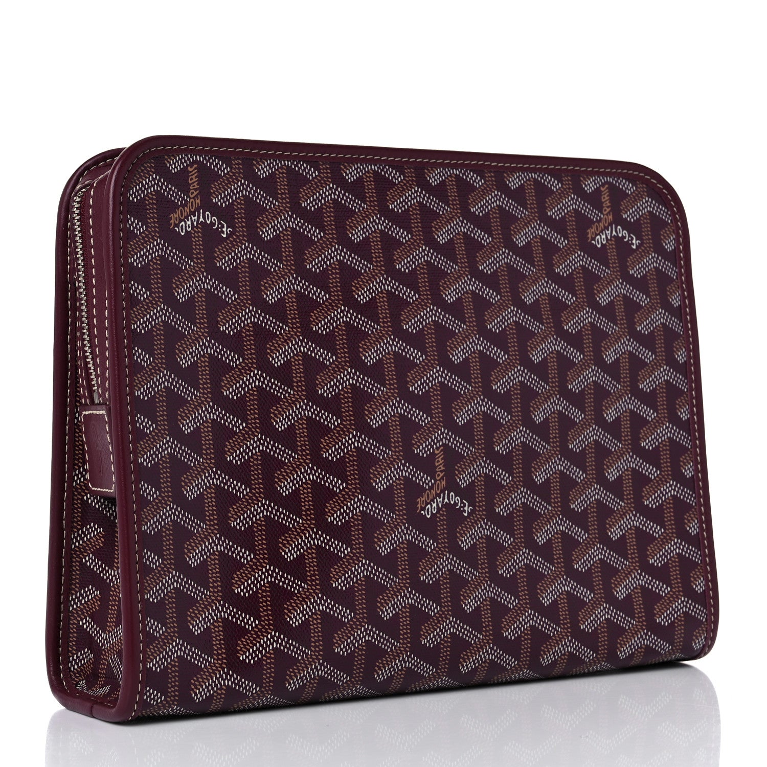Goyard Goyardine Jouvence Toiletry Pouch Burgundy 3 of 11
