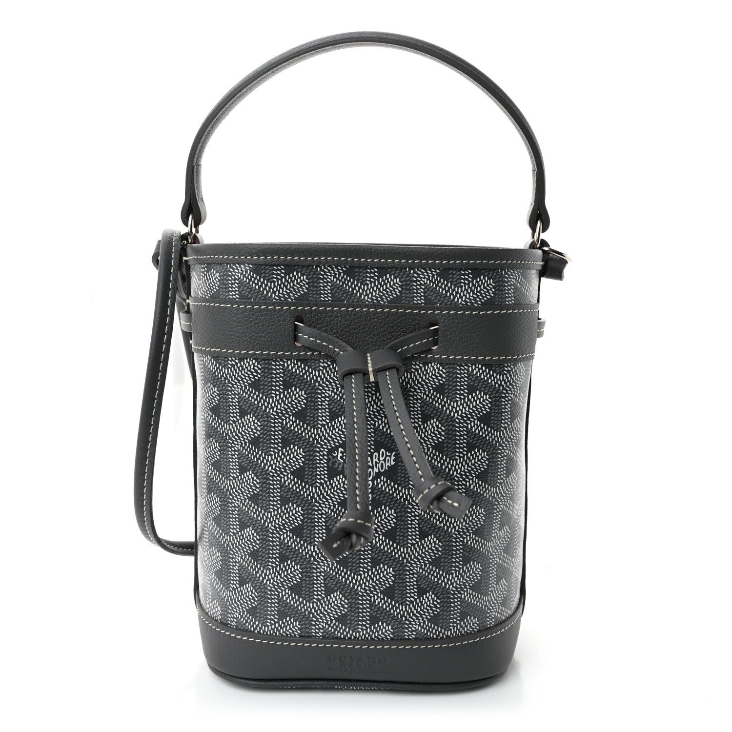Goyard Goyardine Petit Flot Mini Bucket Bag Grey 1 of 10