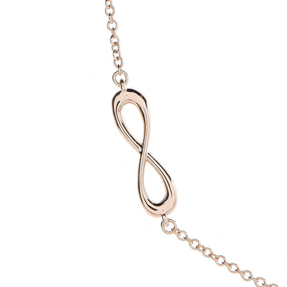 Tiffany 18K Rose Gold Infinity Endless Necklace 4 of 7