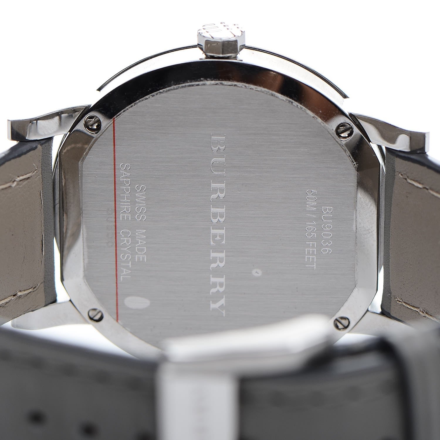 Burberry Stainless Steel Calfskin 38mm Heritage Quartz Watch BU9036 5 of 9