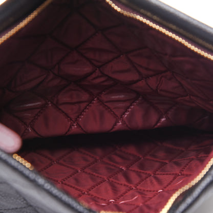 Chanel Caviar Quilted CC Beauty Clutch Black 5 of 11
