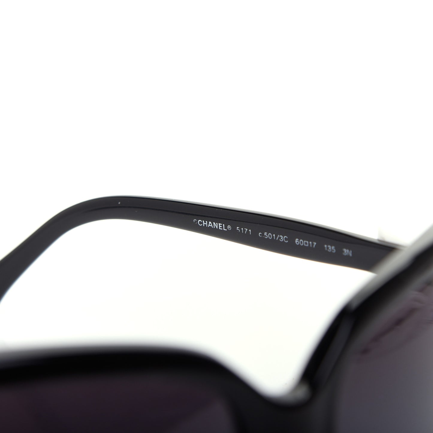 Acetate CC Bow Sunglasses 5170 Black