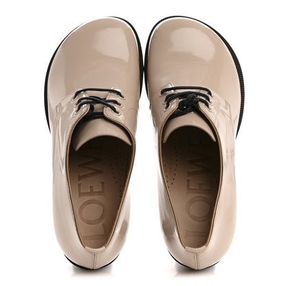 Loewe Brushed Calfskin Campo Derby Loafers 40 Light Pink 2 of 9