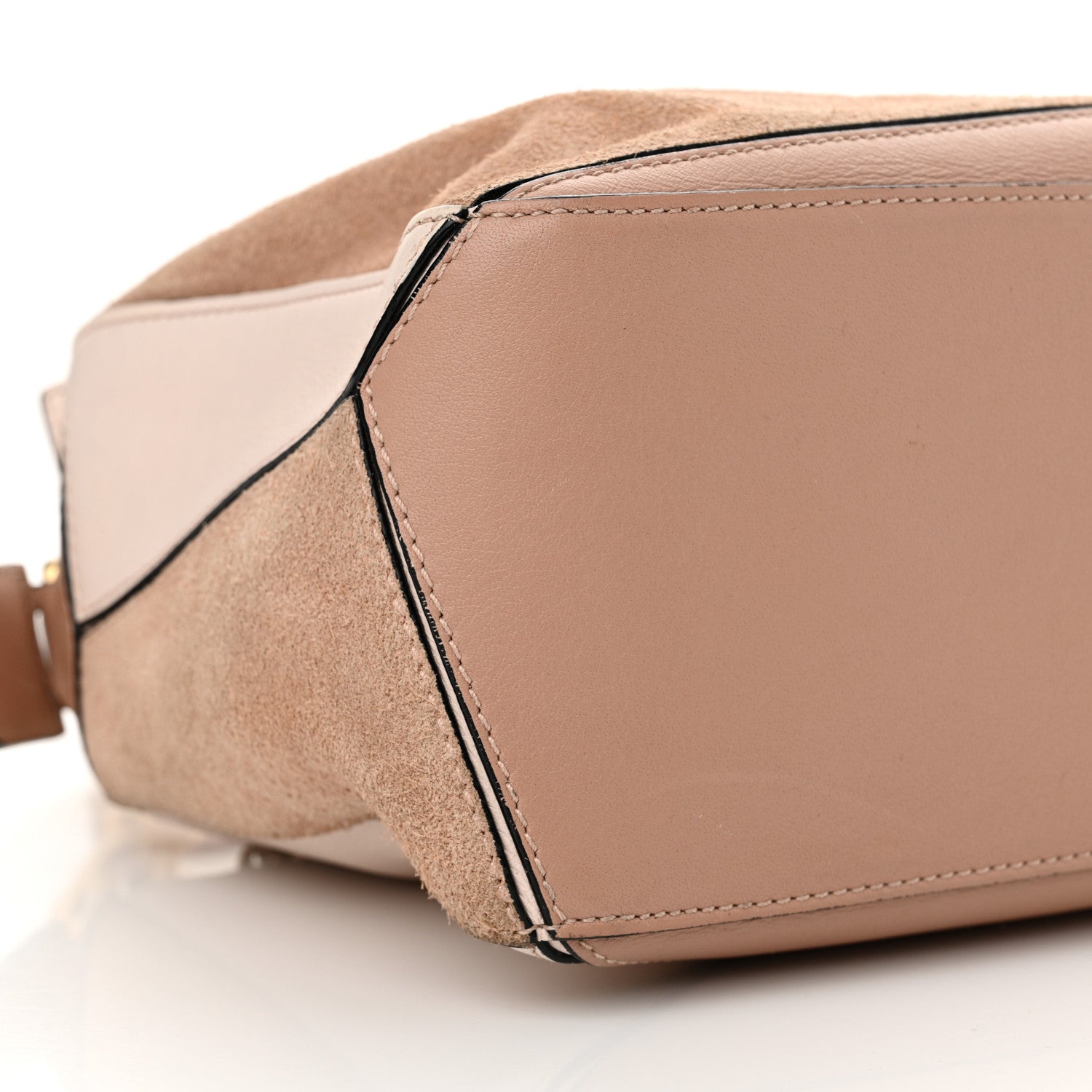 Loewe Calfskin Suede Small Puzzle Bag Blush 6 of 7