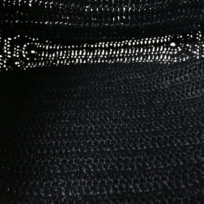 Saint Laurent Raffia Rive Gauche Tote Black 5 of 10