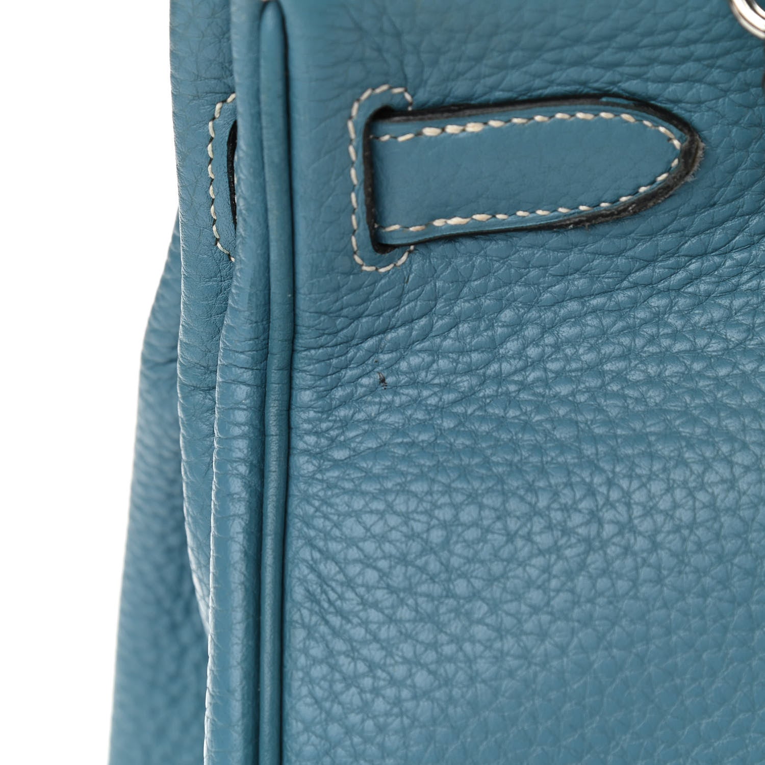 Hermes Taurillon Clemence Kelly Retourne 35 Blue Jean 19 of 23