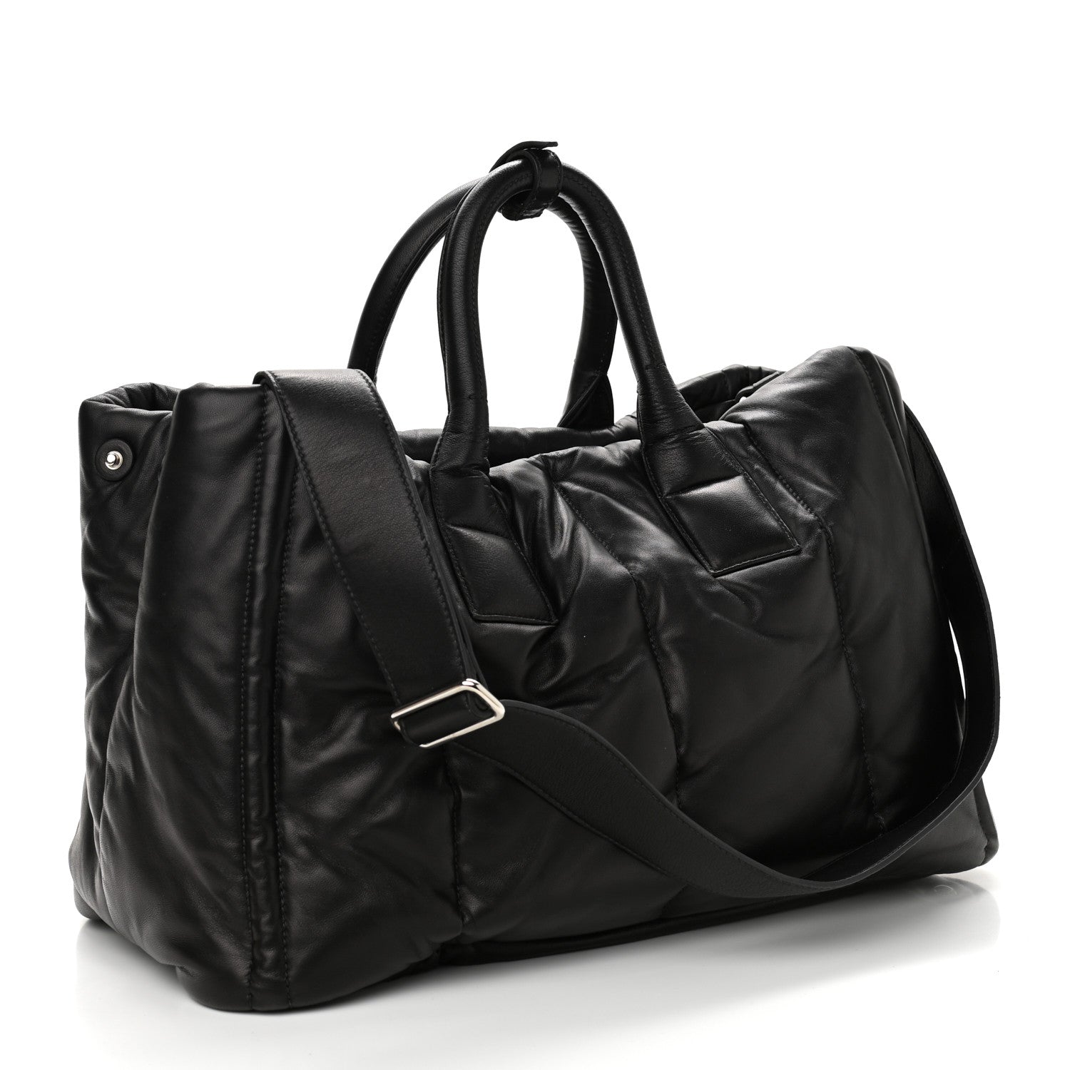 Prada Nappa Bomber Tote Black 3 of 11