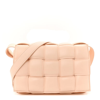 Bottega Veneta Nappa Maxi Intreccio Padded Cassette Crossbody Bag Melon Washed 1 of 12