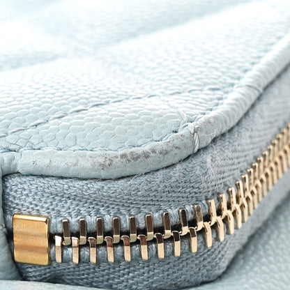 Chanel Caviar Quilted Business Affinity Backpack Light Blue 11 of 11