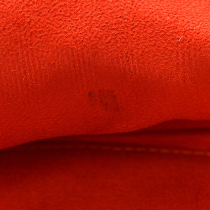 Celine Drummed Calfskin Mini Luggage Coquelicot 11 of 11