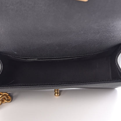 Chanel Caviar Quilted Medium Boy Flap Black 5 of 10