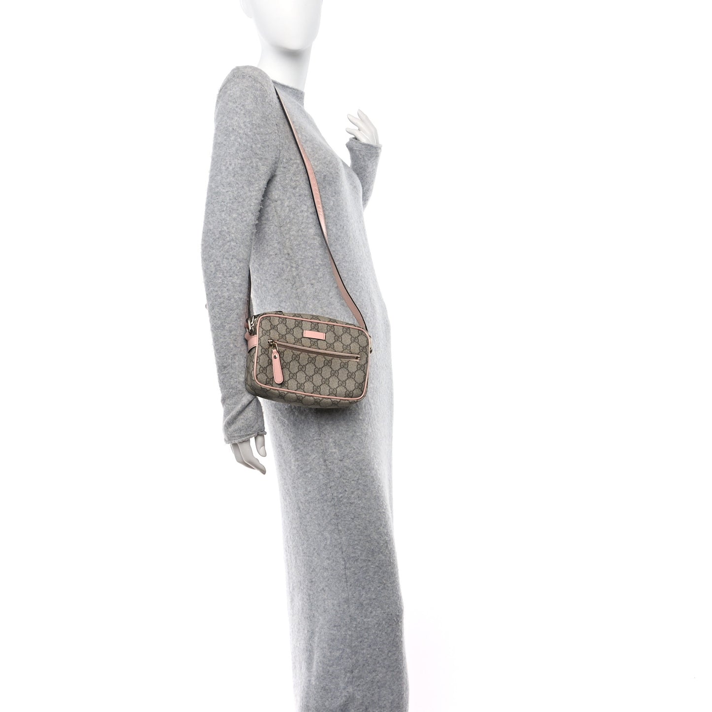 GG Plus Monogram Small Shoulder Bag Pink