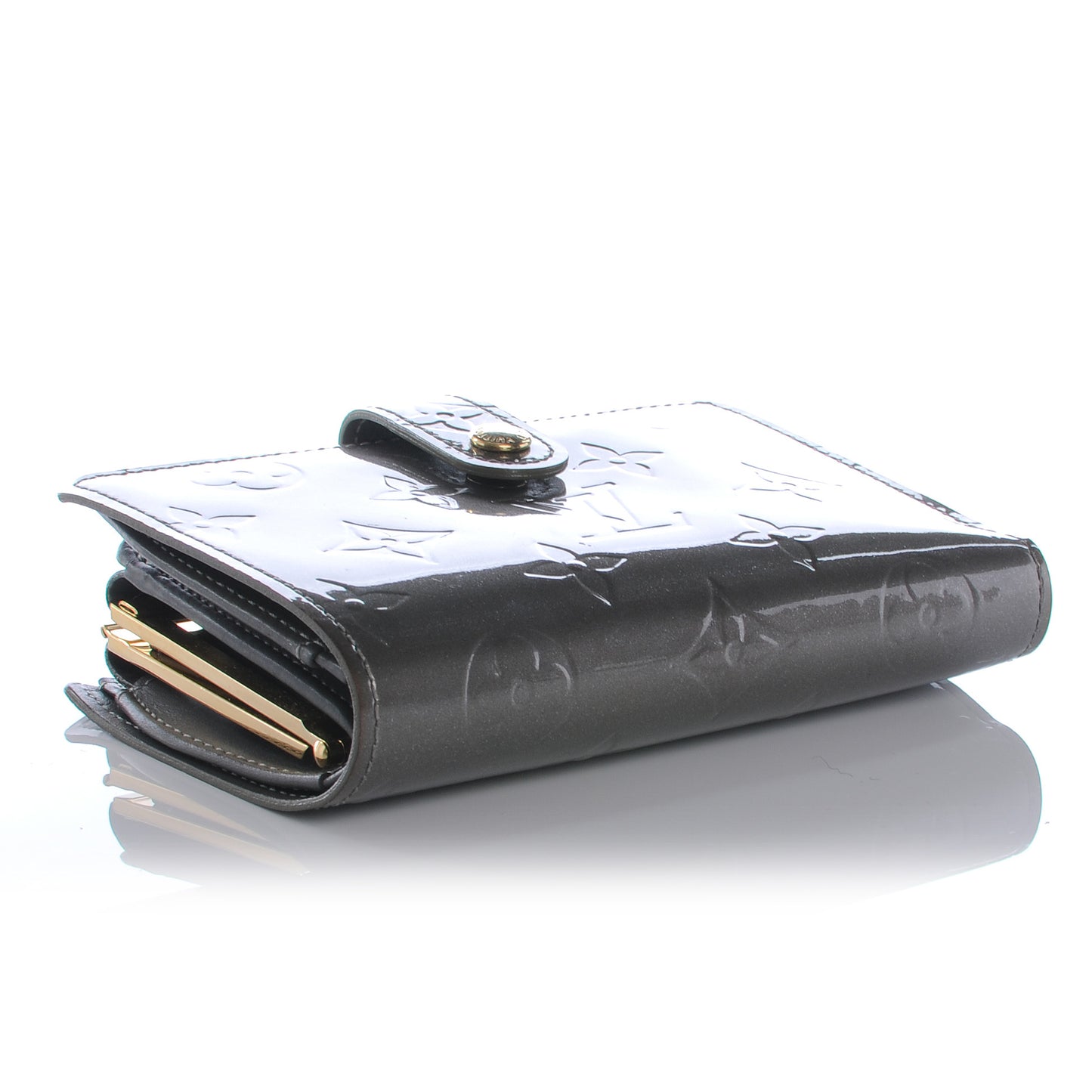 Vernis French Purse Wallet Gris