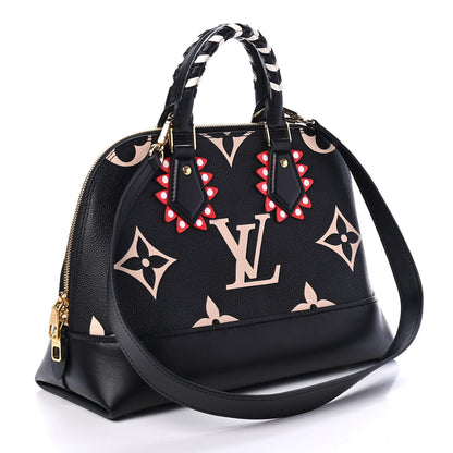 Louis Vuitton Empreinte Monogram Giant Crafty Alma PM Black Creme 2 of 4