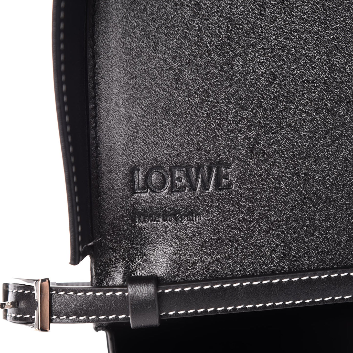 Smooth Calfskin Mini Heel Shoulder Bag Black