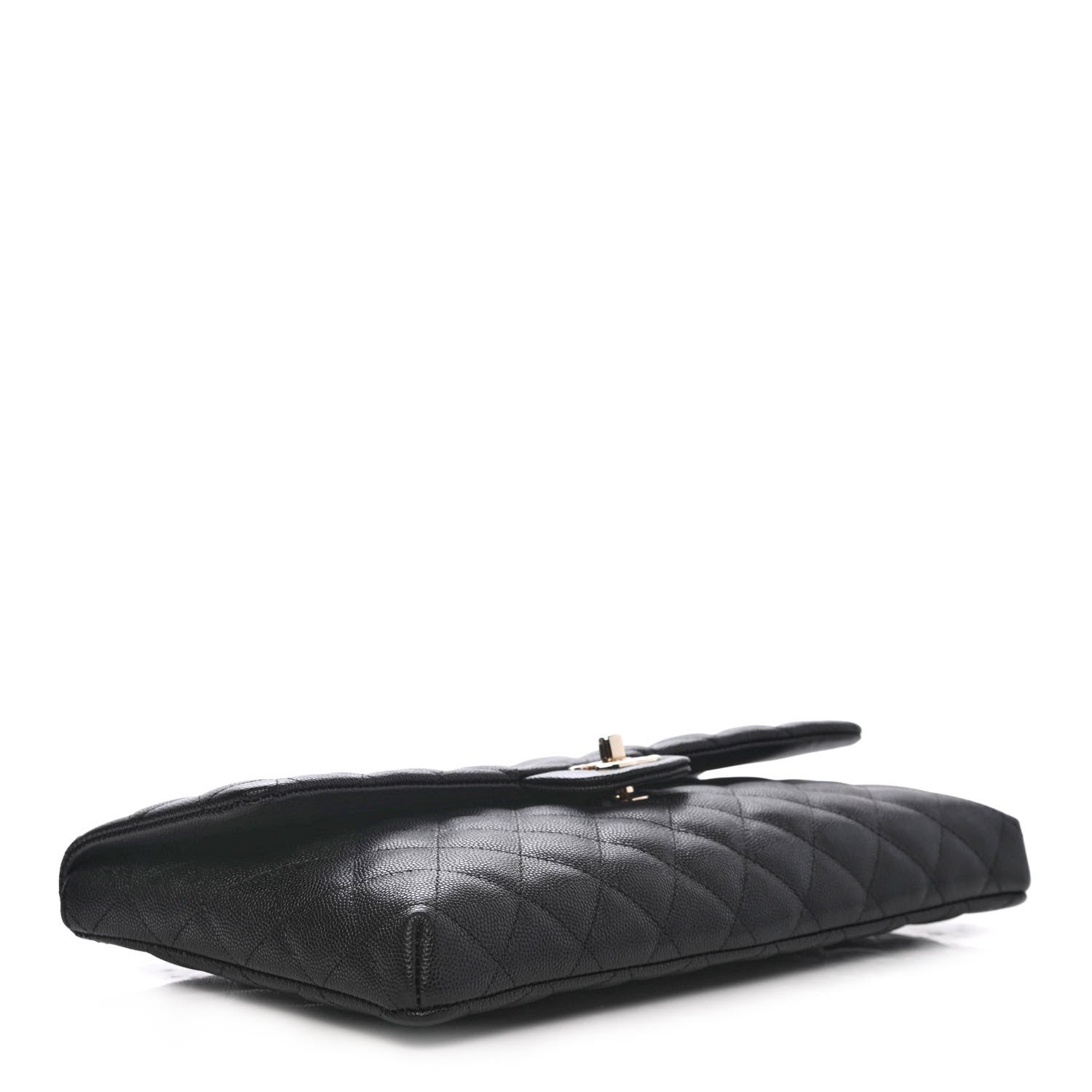 Chanel Caviar Quilted Flap Clutch Black 3 of 4