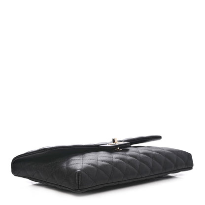Chanel Caviar Quilted Flap Clutch Black 3 of 4