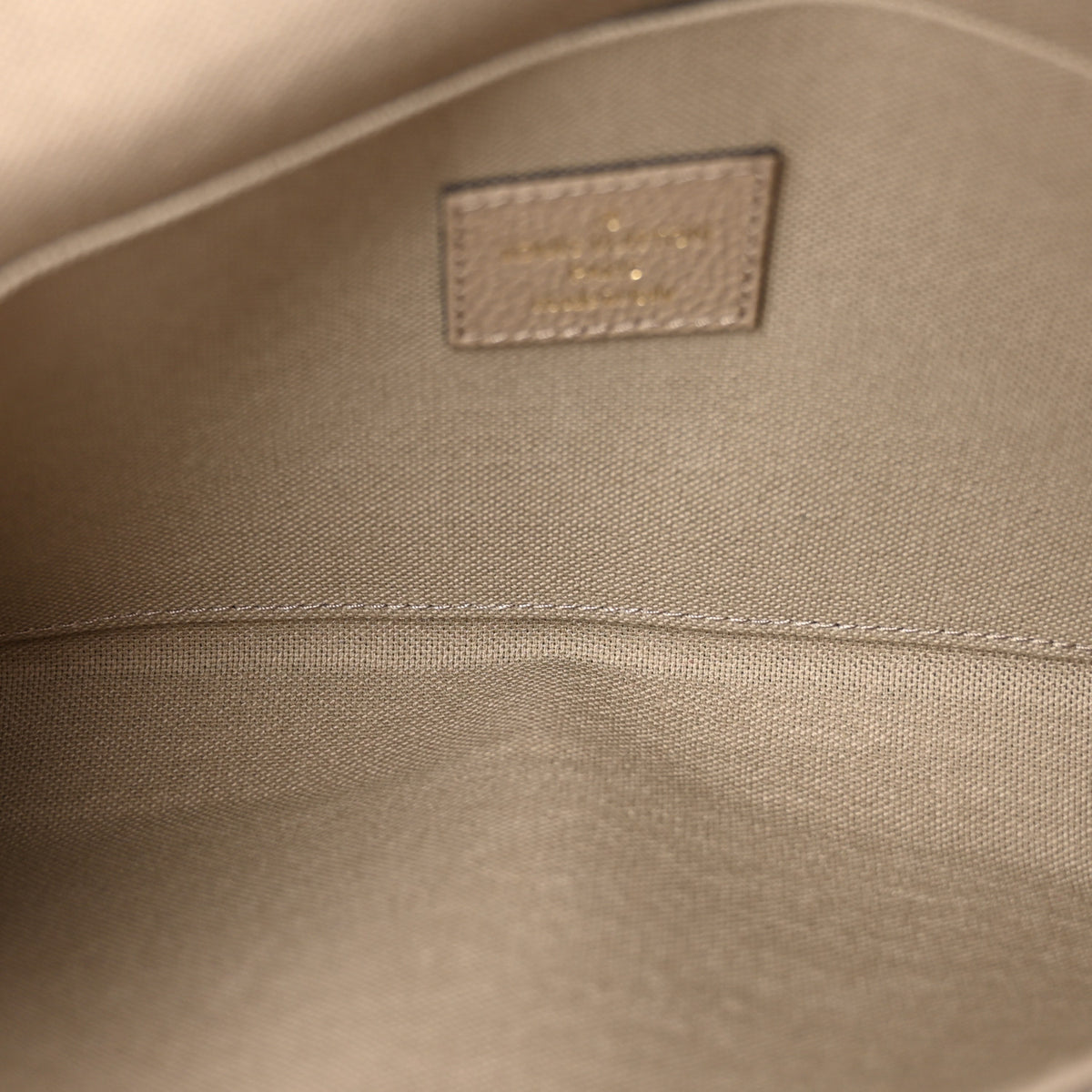 Louis Vuitton Empreinte Monogram Giant Felicie Pochette Tourterelle Creme 6 of 10