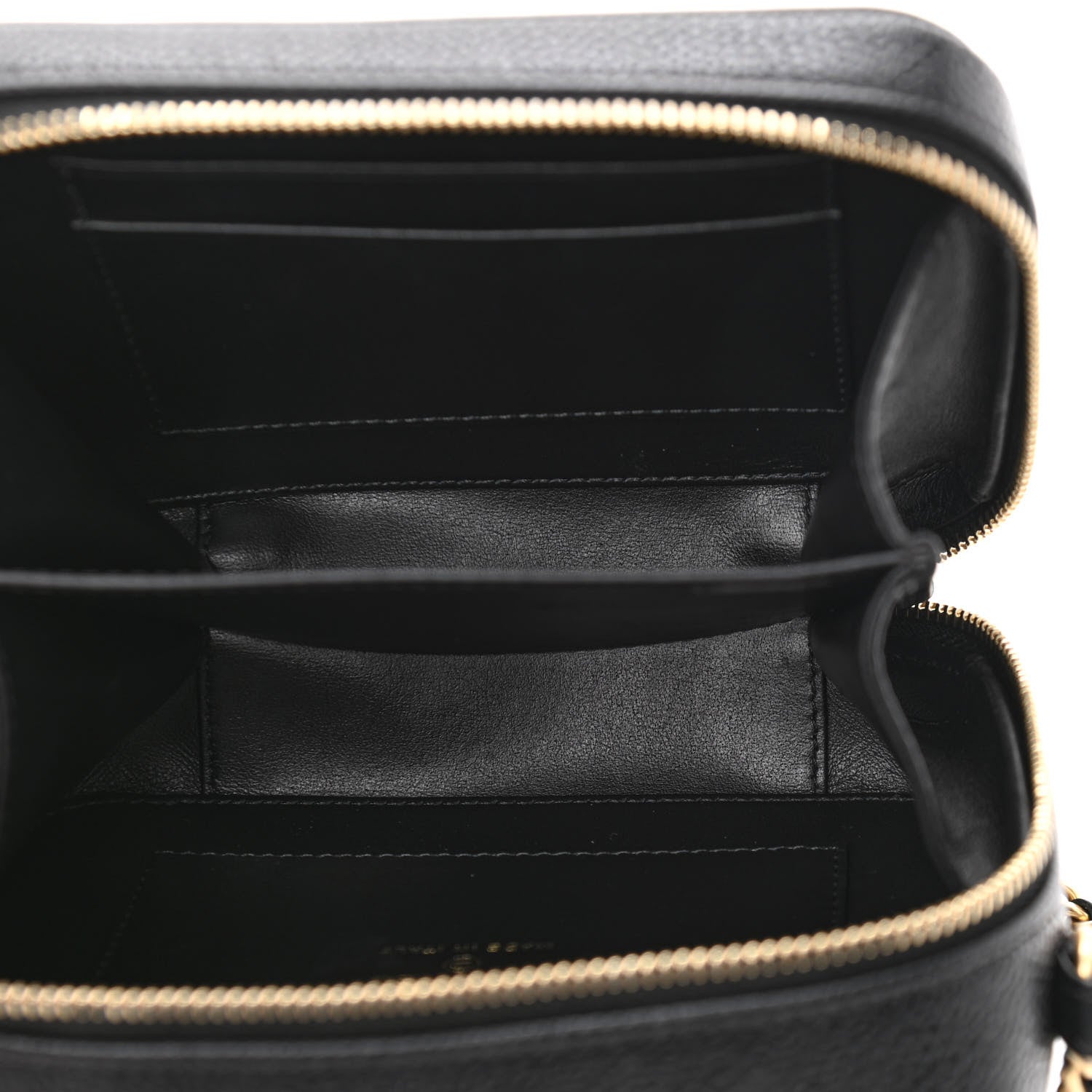 Chanel Caviar Quilted CC Filigree Vanity Clutch With Chain Black 5 of 11
