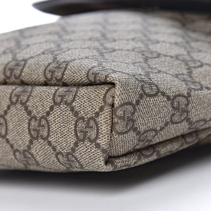 Gucci GG Plus Monogram Small Flap Messenger Bag Beige Dark Brown 10 of 10