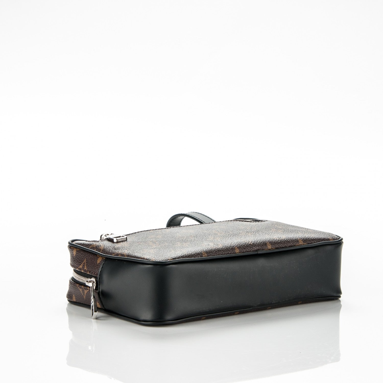 Louis Vuitton Monogram Macassar Kasai Clutch Black 4 of 7