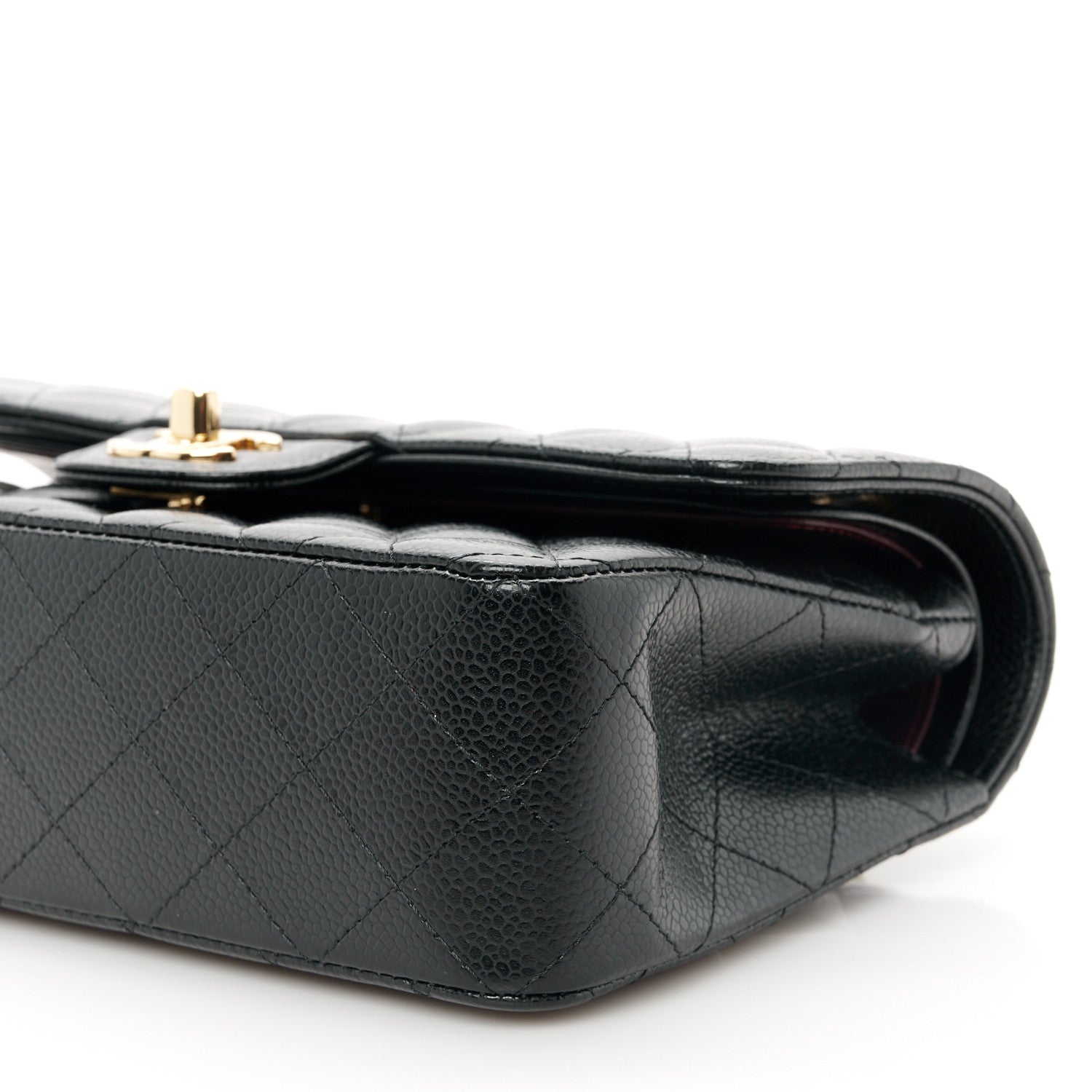 Chanel Caviar Quilted Small Double Flap Black 11 of 12