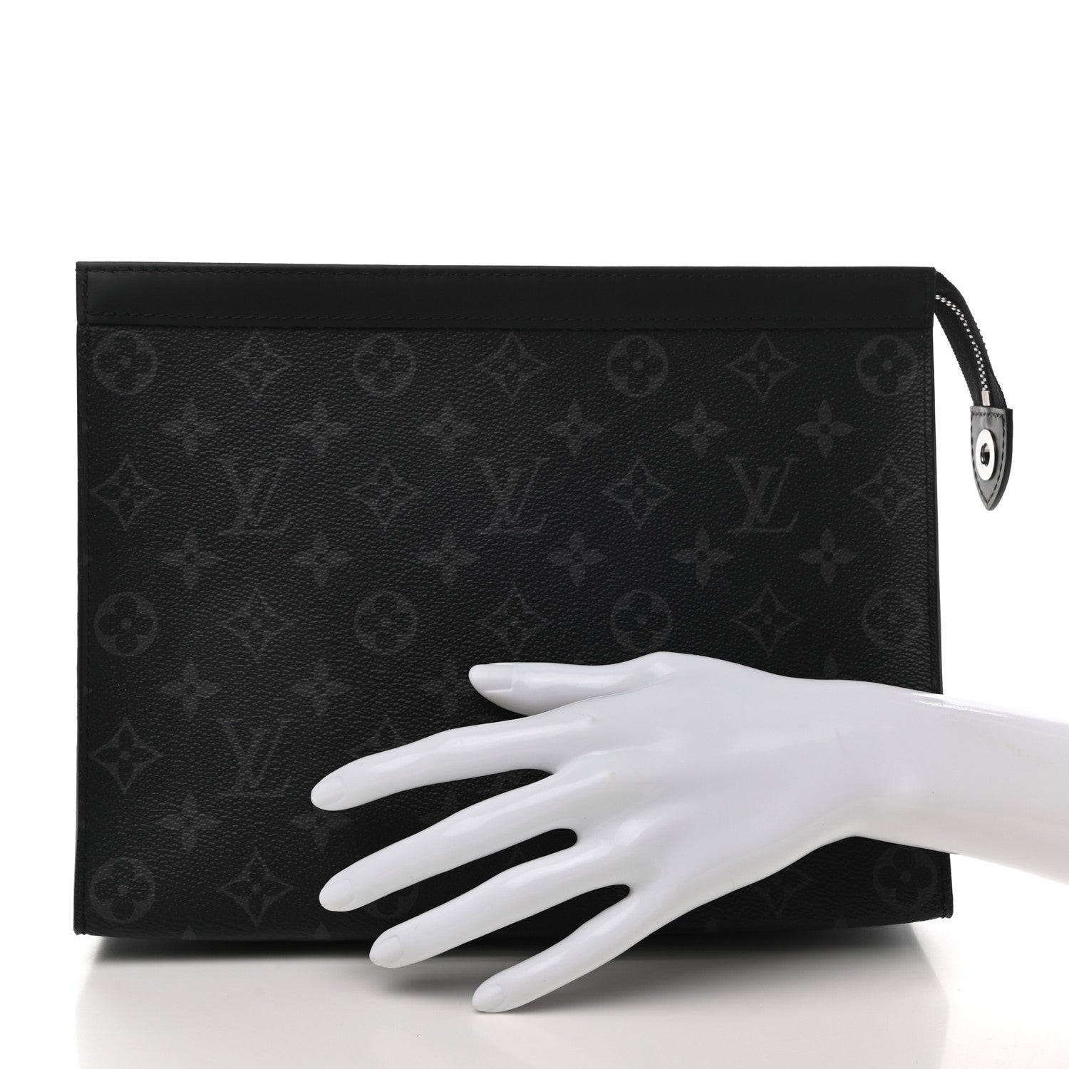 Louis Vuitton Monogram Eclipse Pochette Voyage MM 2 of 6