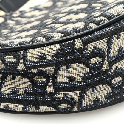 Christian Dior Oblique CD Lounge Bag Blue 8 of 9