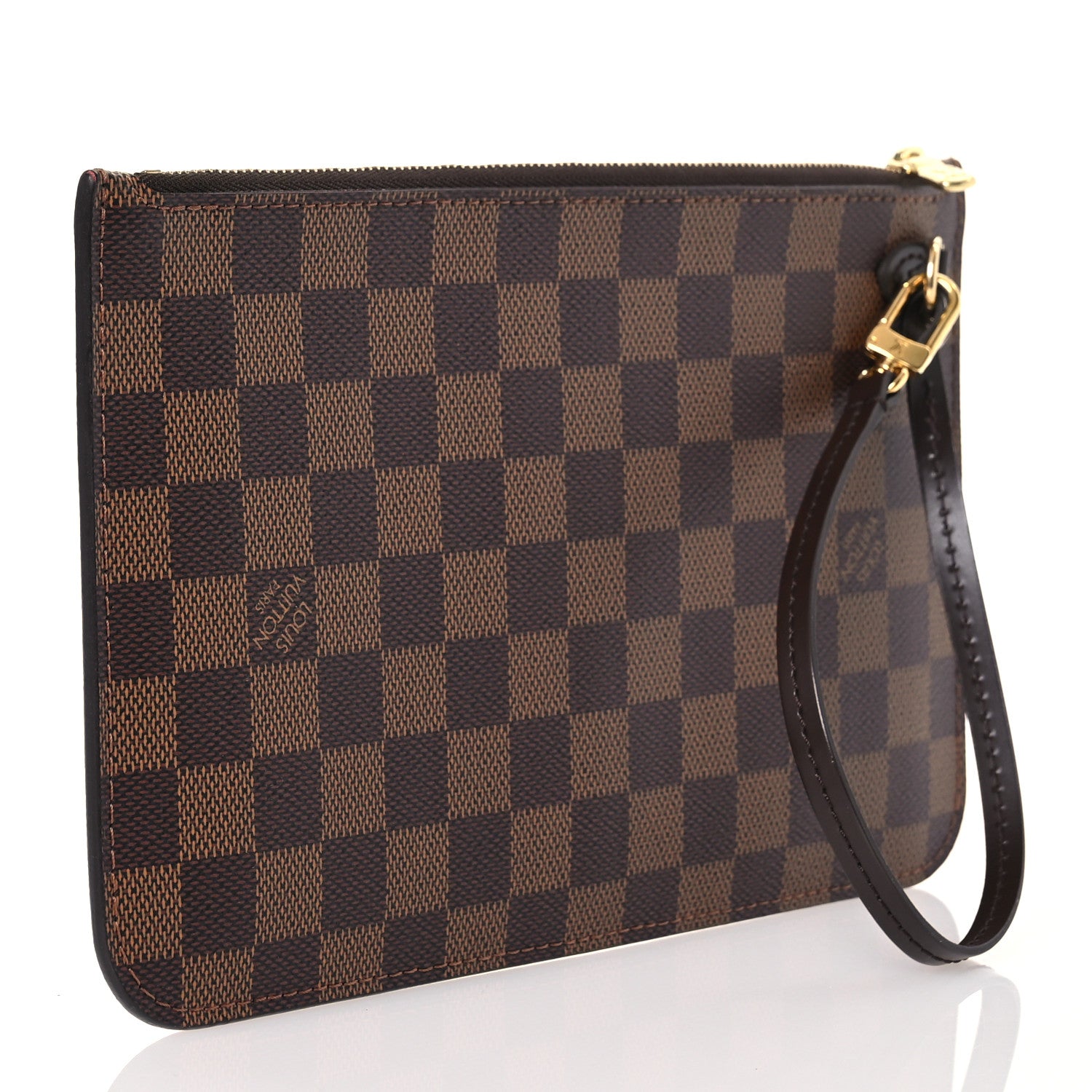 Louis Vuitton Damier Ebene Neverfull MM GM Pochette 3 of 9