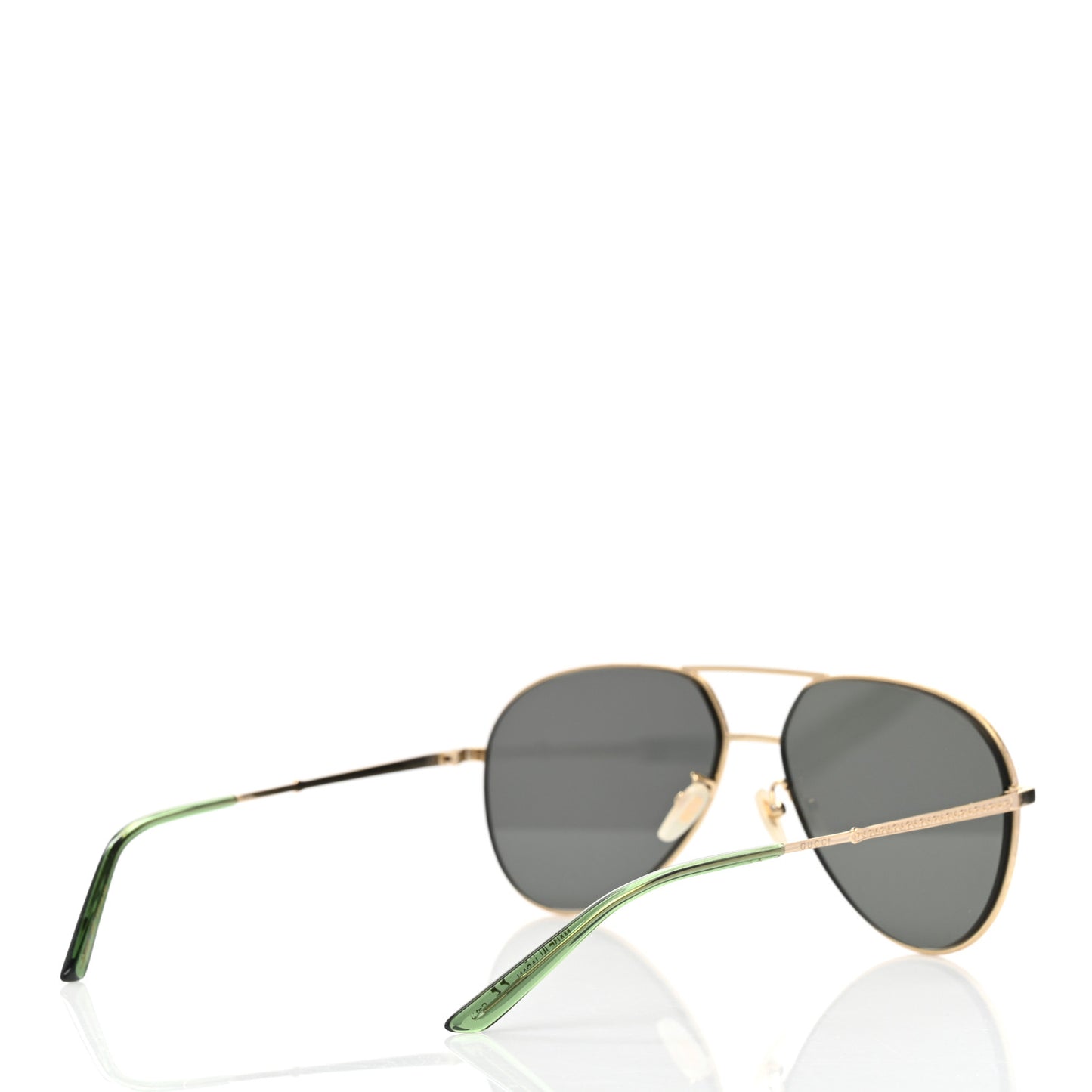 Metal Aviator Sunglasses GG0356S Green