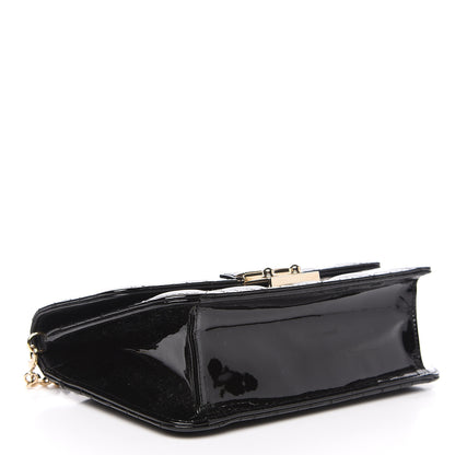 Christian Dior Patent Cannage Miss Dior Promenade Pouch Black 3 of 10