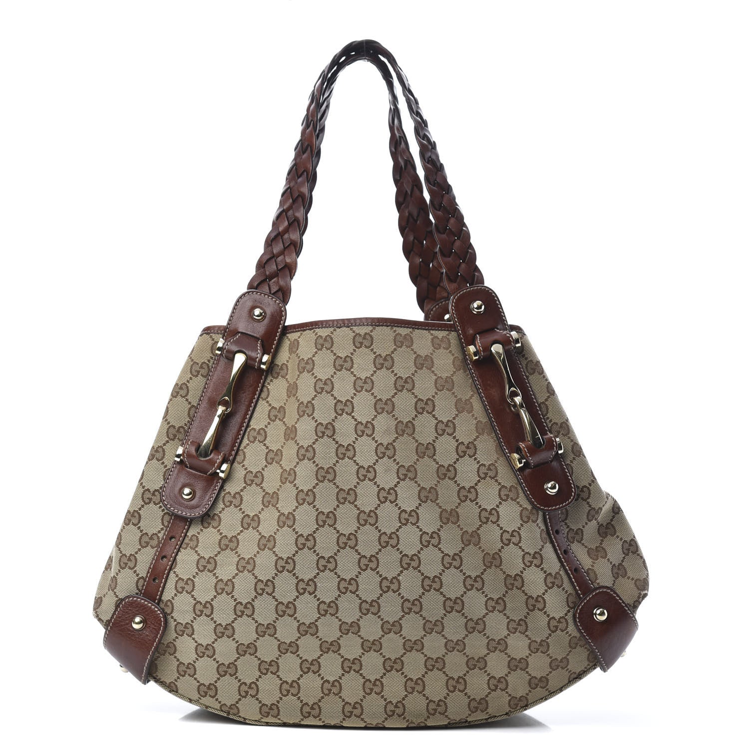 Gucci Monogram Medium Pelham Shoulder Bag Brown 1 of 17